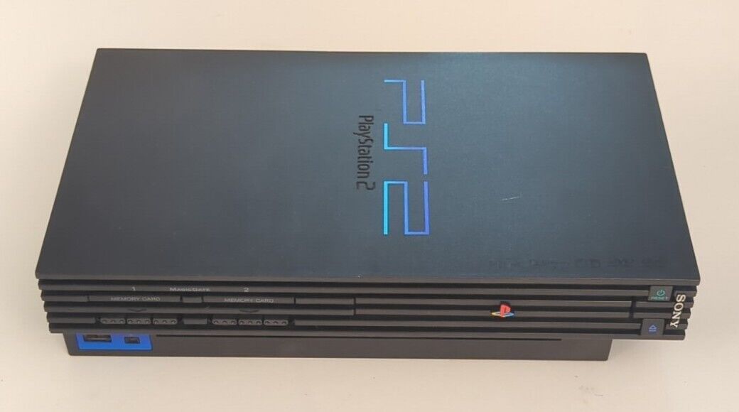 Sony PlayStation 2 PS2 Black Console Gaming System SCPH30001