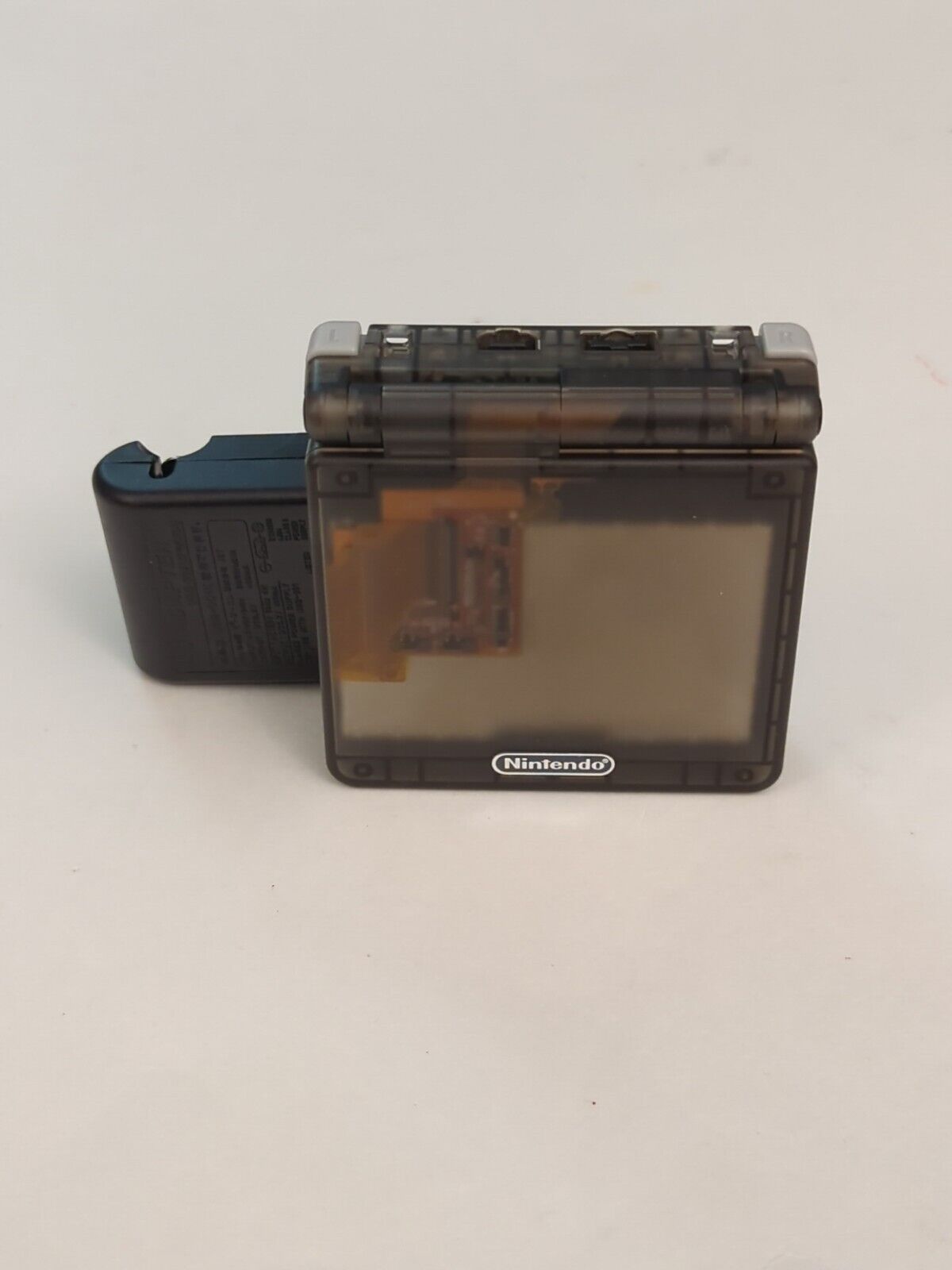 Nintendo Gameboy Advance SP 101 Clear Black Funny Playing IPS backlit screen