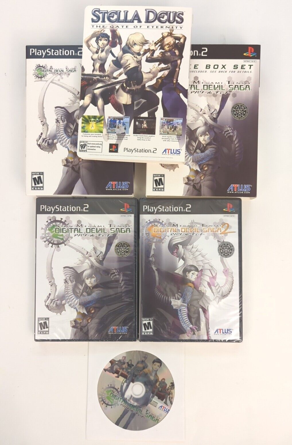 PS2 Shin Megami Tensei: Digital Devil Saga 1 + 2 (Deluxe Box) New Sealed