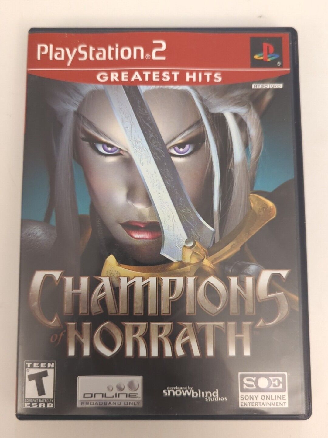 Champions of Norrath: Realms of EverQuest (Sony PlayStation 2, 2004) ps2 CIB