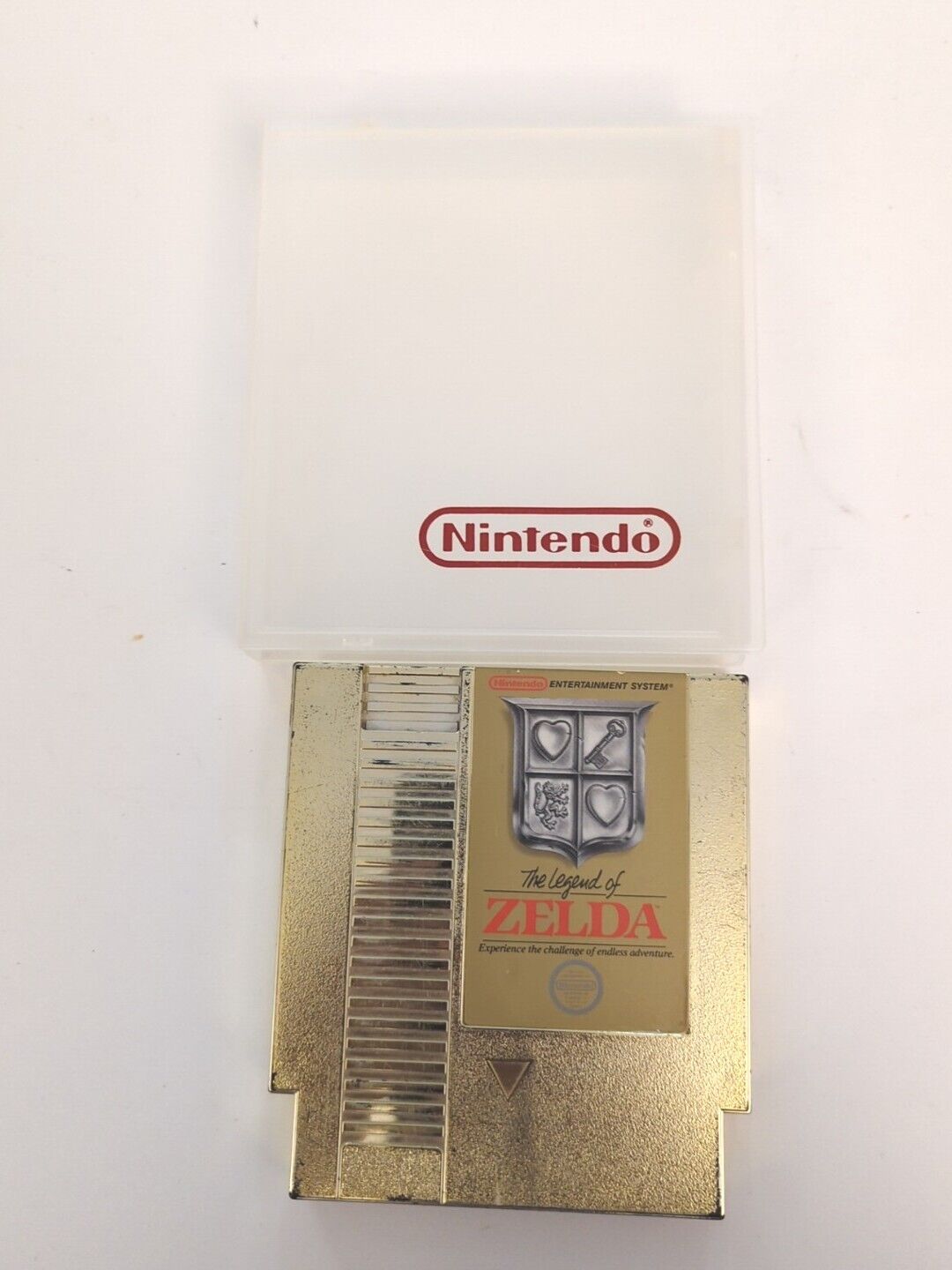 1st Print Legend of Zelda TM Gold 5-Screw Nintendo NES Cart Cartridge Tested
