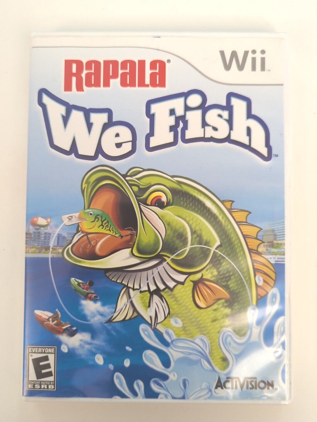 Rapala: We Fish (Nintendo Wii, 2009) w/ Fishing Rod Accessory Game Bundle