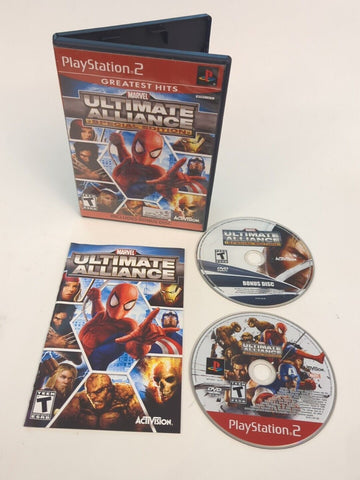 PS2 Marvel Ultimate Alliance Special Edition Playstation 2 Complete w Bonus Disc