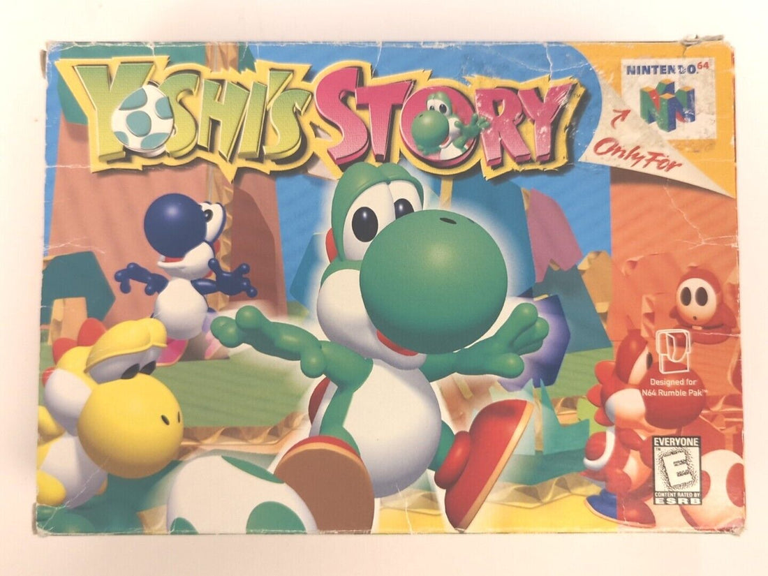 Yoshi's Story (Nintendo 1998, n64)  Tested Working Authentic Almost Complete