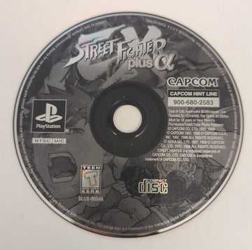 Street Fighter EX Plus Alpha (Sony PlayStation 1, PS1) Black Label Disc only