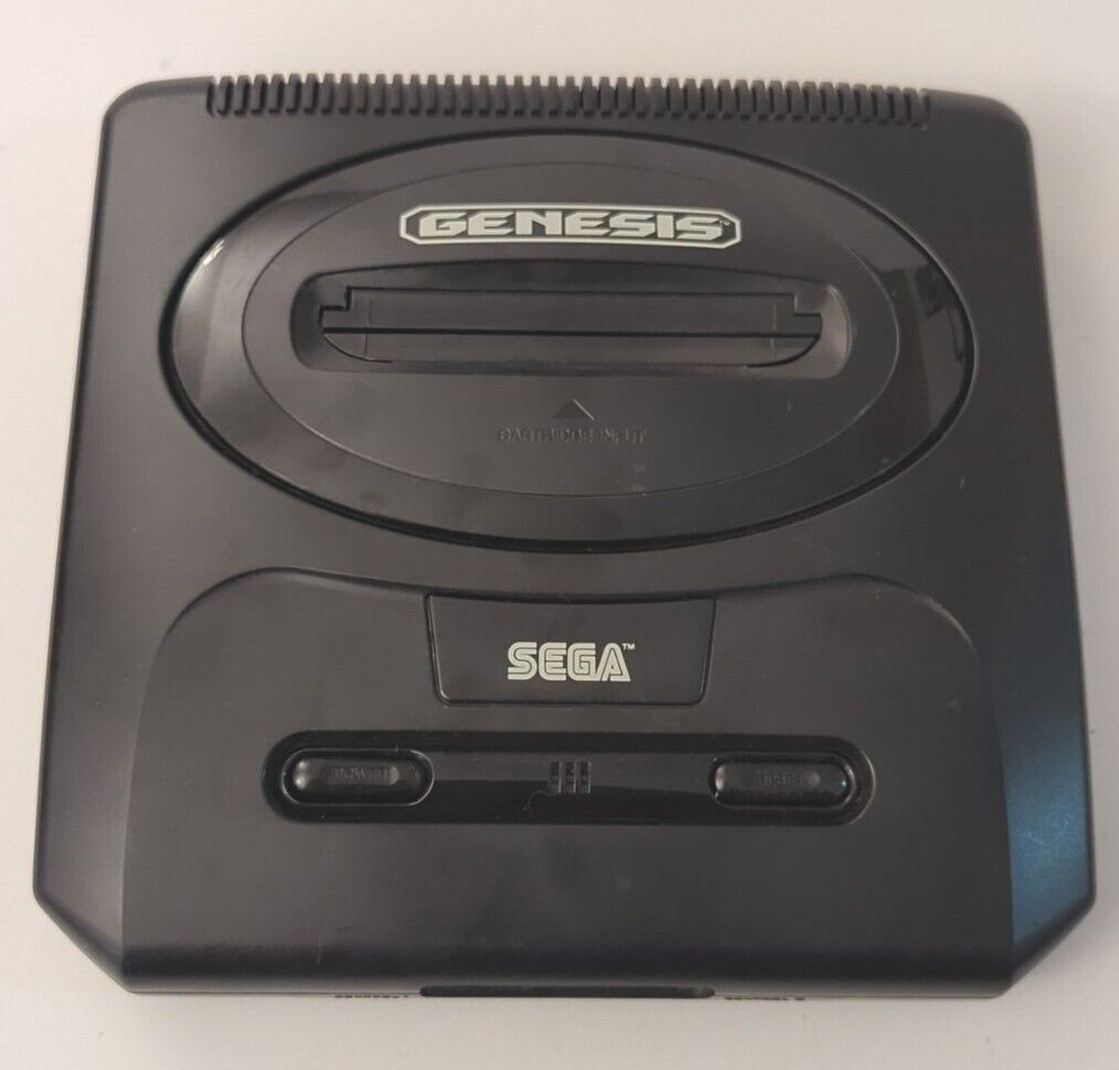 Sega Genesis 2 Console + Sonic The Hedgehog 2 Bundle - Tested & Works