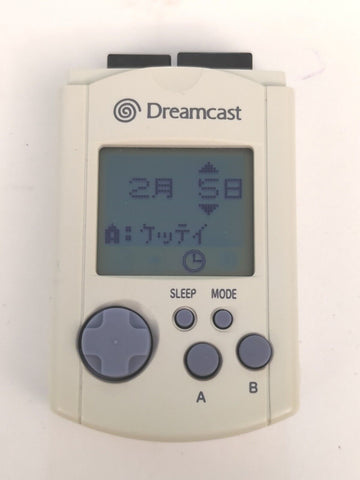Sega Dreamcast VMU Memory Card - JP. version, Tested & Working - No Cap