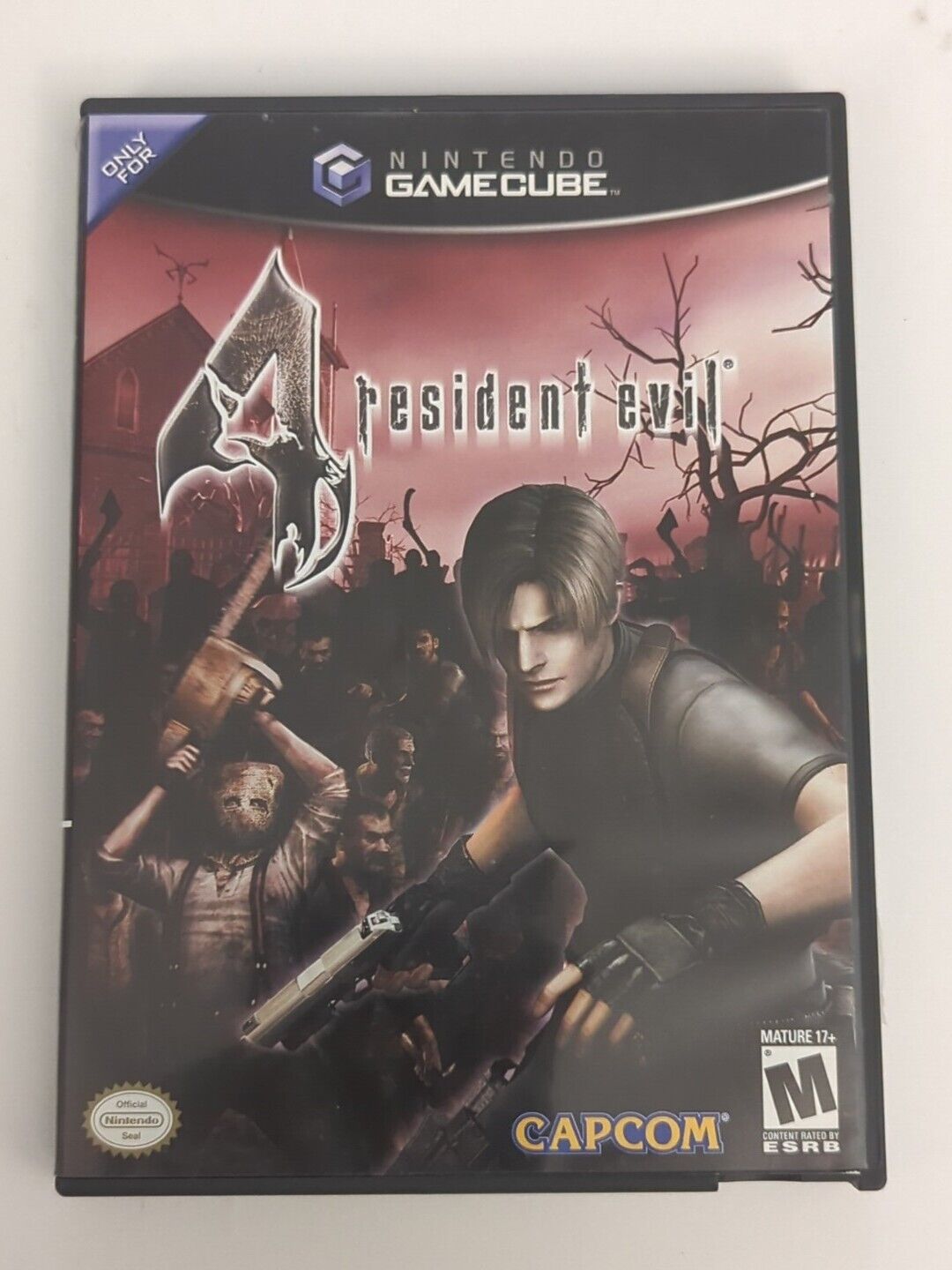 Resident Evil 4 (Nintendo GameCube, 2005), Complete. Scratch Free. Black Label.