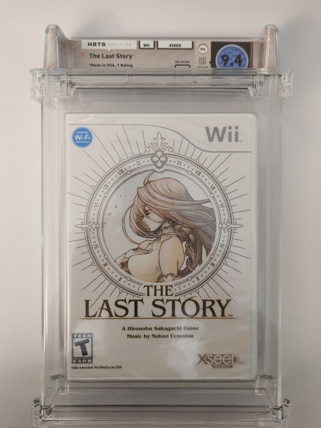 The Last Story Wii  9.4 A WATA  Mint Graded Nintendo Wii