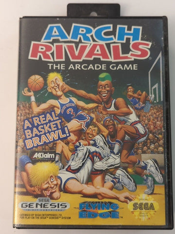 Arch Rivals - Sega Genesis Game In Box, No Manual  Basketball Tested