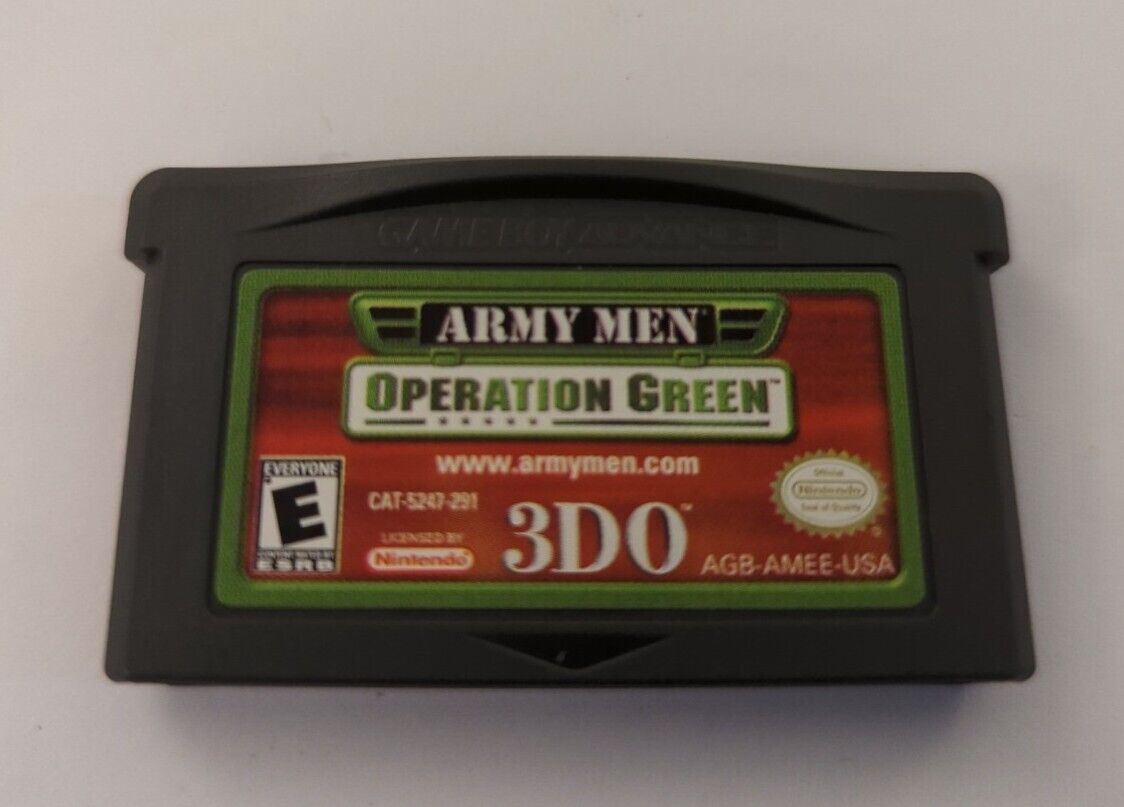 Army Men Operation Green (Nintendo Gameboy Advance, 2001) Game Only - Authentic