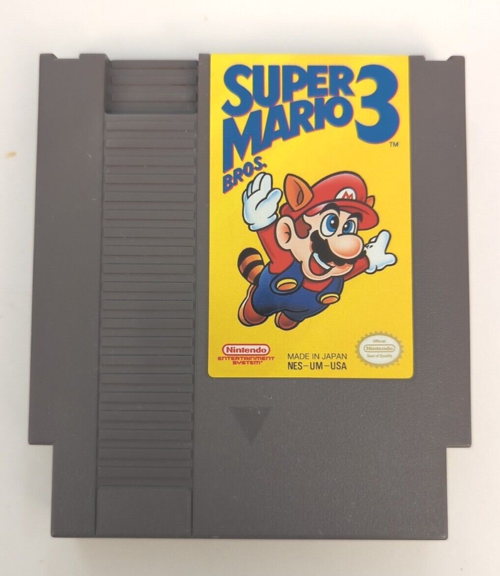 Super Mario Bros. 3 - Left Bros. (Nintendo NES, 1990) Cartridge Only - Tested