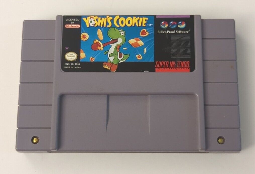 YOSHIS COOKIE (Super Nintendo Entertainment System - SNES, 1993) Cartridge Only