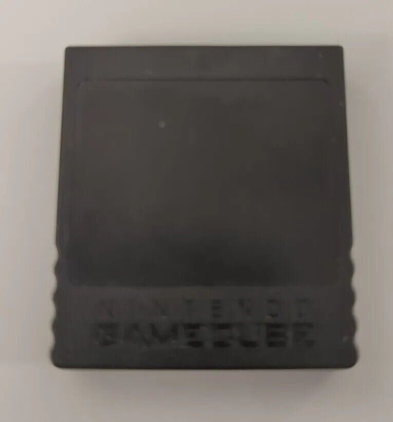 Nintendo GameCube Memory Card 251 Black OEM Model DOL-014 - Authentic / Tested