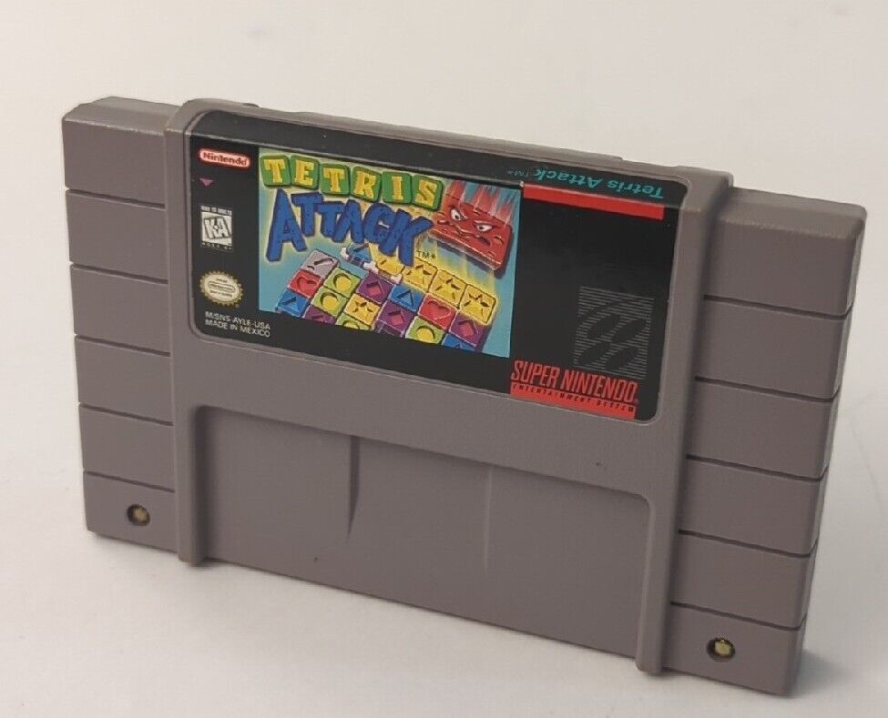 Tetris Attack (Super Nintendo SNES) Cartridge Only! Authentic & Tested