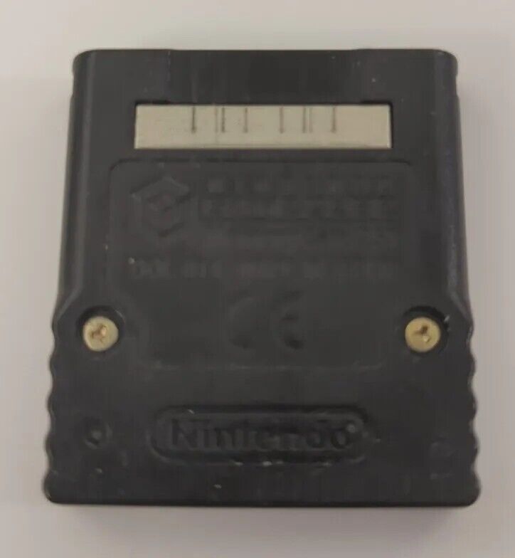 Nintendo GameCube Memory Card 251 Black OEM Model DOL-014 - Authentic / Tested