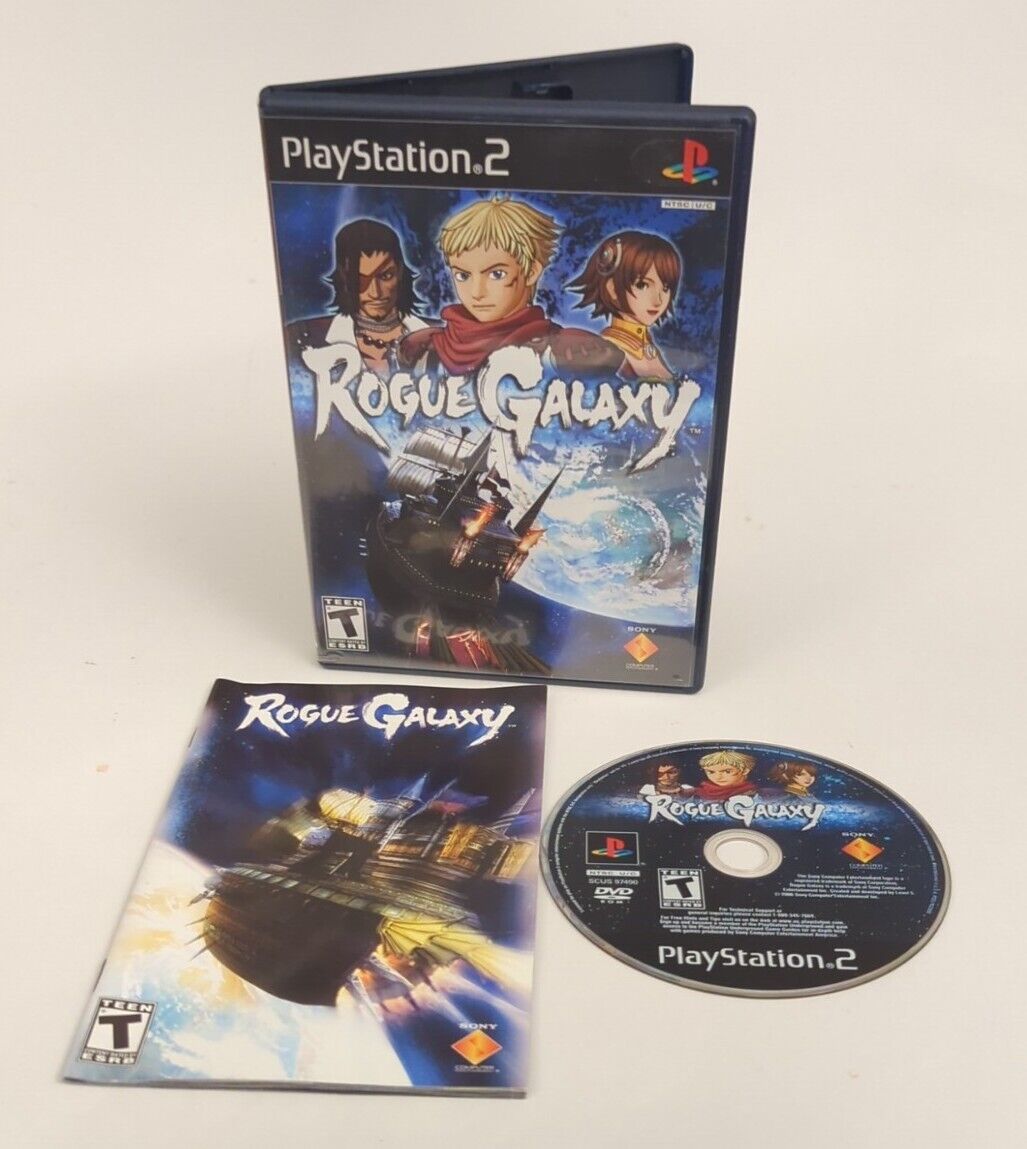 Rogue Galaxy Sony PlayStation 2 PS2 Complete With Manual Tested Black Label