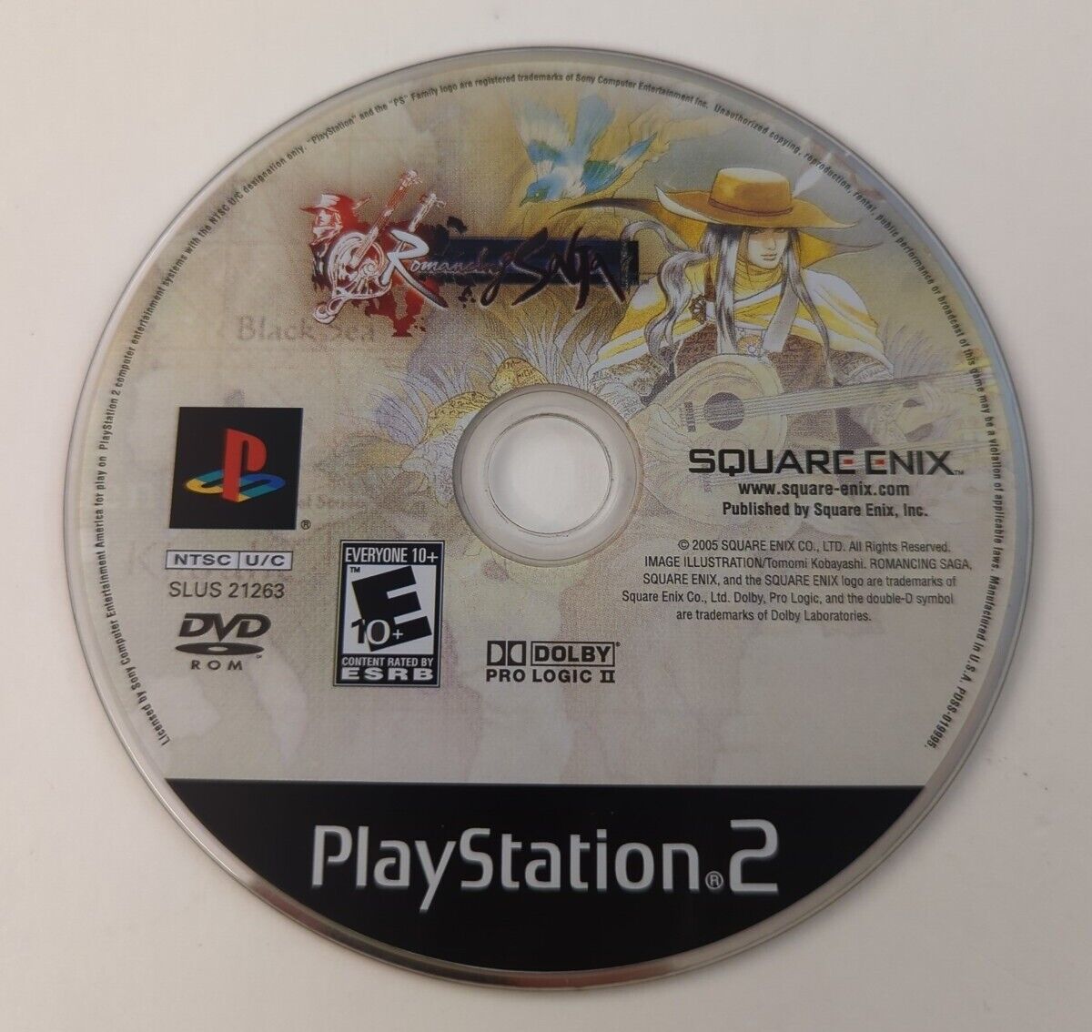 Romancing Saga (Sony PlayStation 2, 2005) PS2 Authentic Disc Only Tested Nice