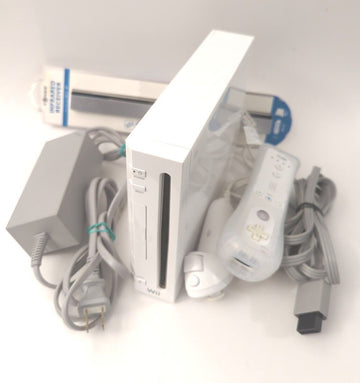 Nintendo Wii White Console with Controller & Cords +Wii Sports Tested & Working!